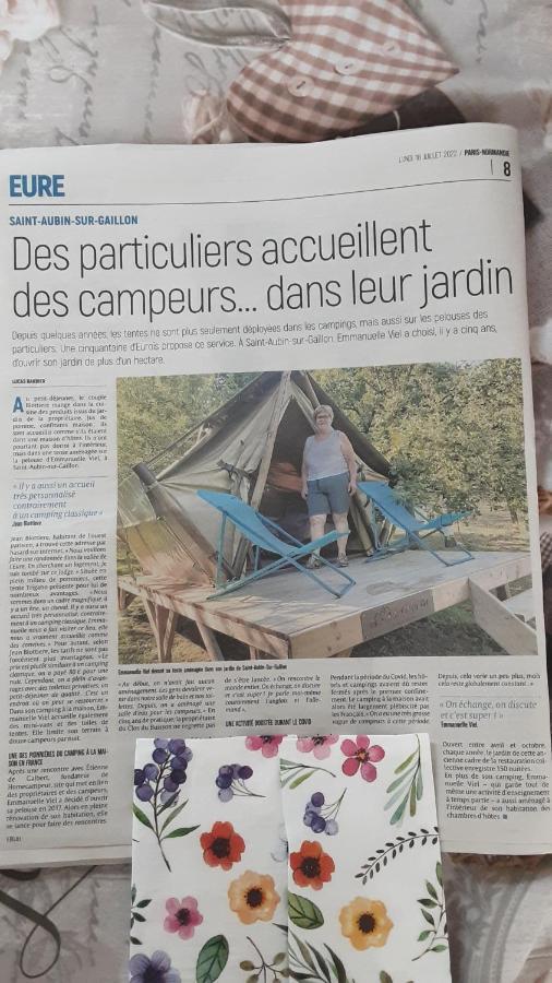 Lodge Exterieur 2 Personnes Saint-Aubin-sur-Gaillon Zewnętrze zdjęcie